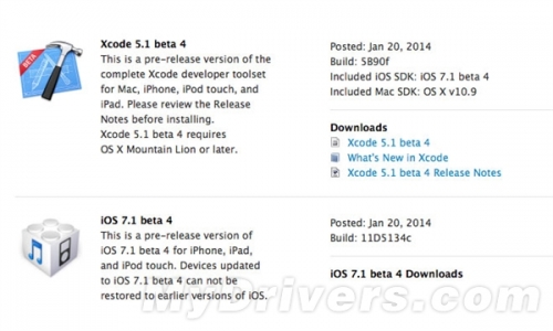 界面变了!iOS 7.1 Beta 4发布 界面变了!iOS 7.1 Beta 4发布